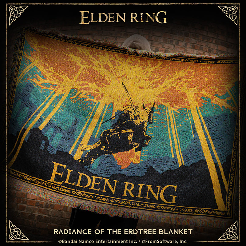Starforged ELDEN RING Merchandise Tapestry Golden Tree’s Radiance - The Bloody Wolf Officially Authorized